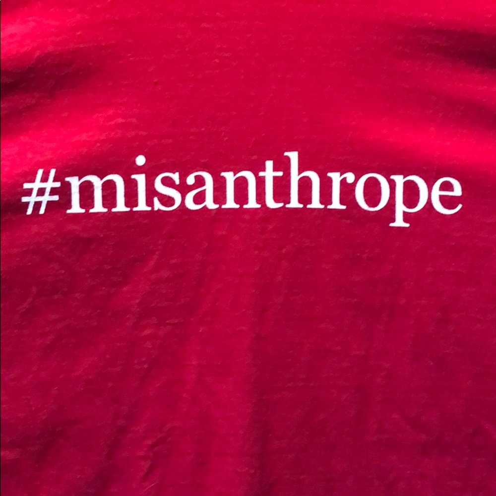 MISANTHROPE bright red T-shirt. Perfect for?